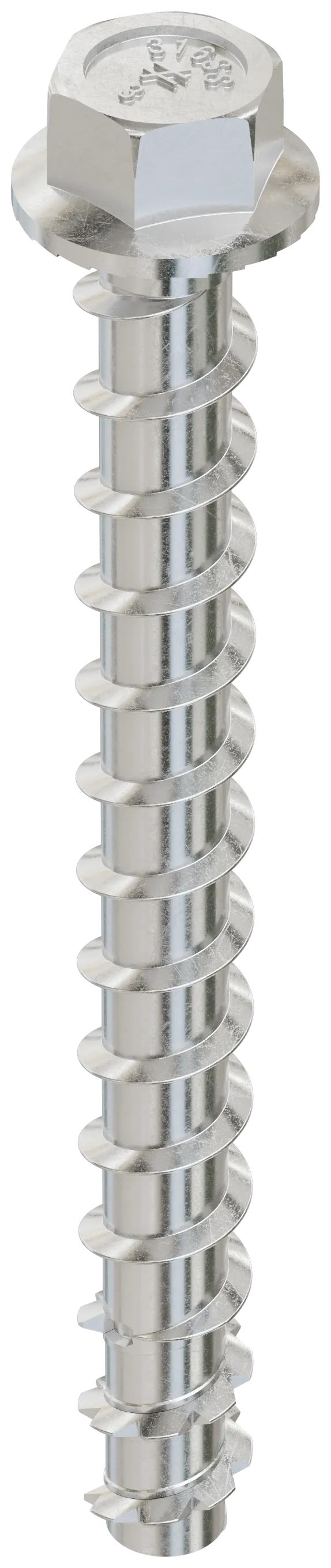 Simpson THDC25300H6SS Titen HD 1/4 in. x 3 in. Type 316 Stainless-Steel Heavy-Duty Screw Anchor (50-Qty)