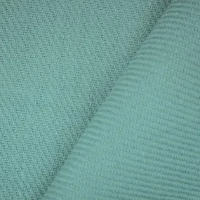 Teal Moygashel Twill Irish Linen Solid Woven Home Decorating Fabric