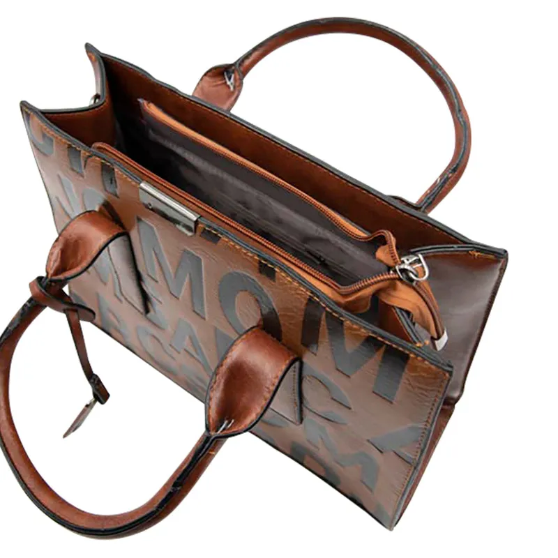 The Miranda Satchel Bag in Dark Brown