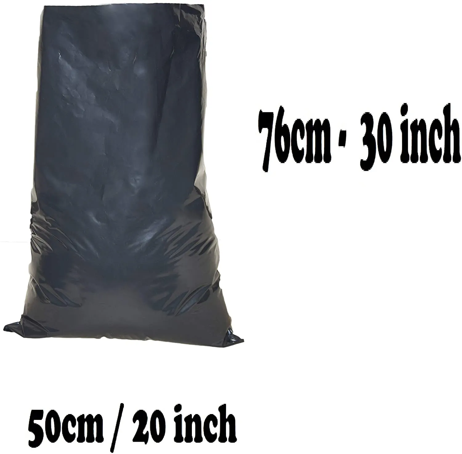 Tools House Heavy Duty Black Rubble Sacks - Refuse Bag