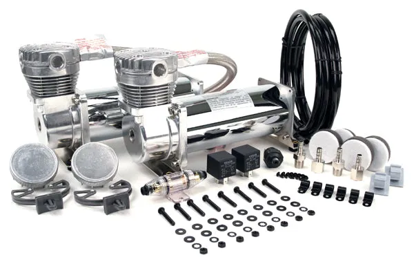 VIAIR 480C Compressor Dual Kit - Chrome