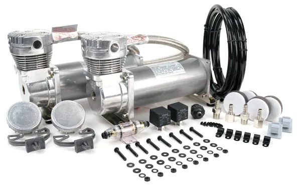 VIAIR 480C Compressor Dual Kit - Pewter