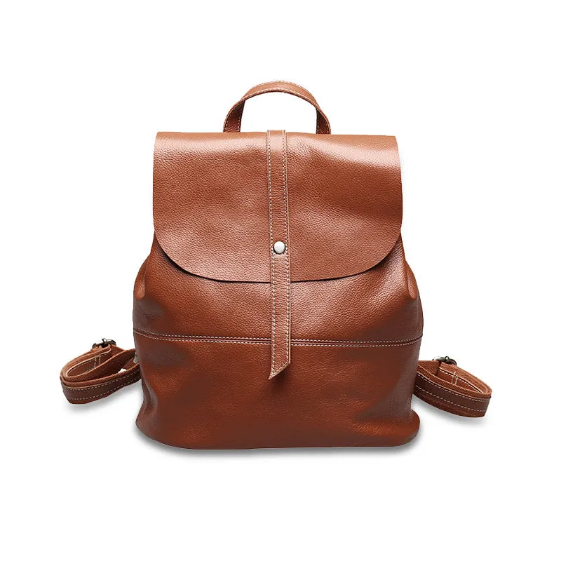 Vintage Leather Womens Backpack Purse Cool Backpacks for Women