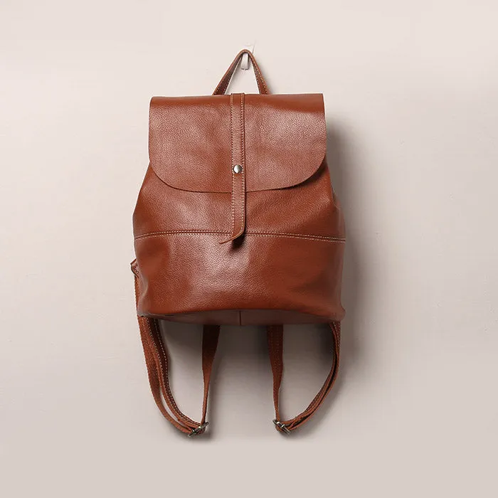 Vintage Leather Womens Backpack Purse Cool Backpacks for Women